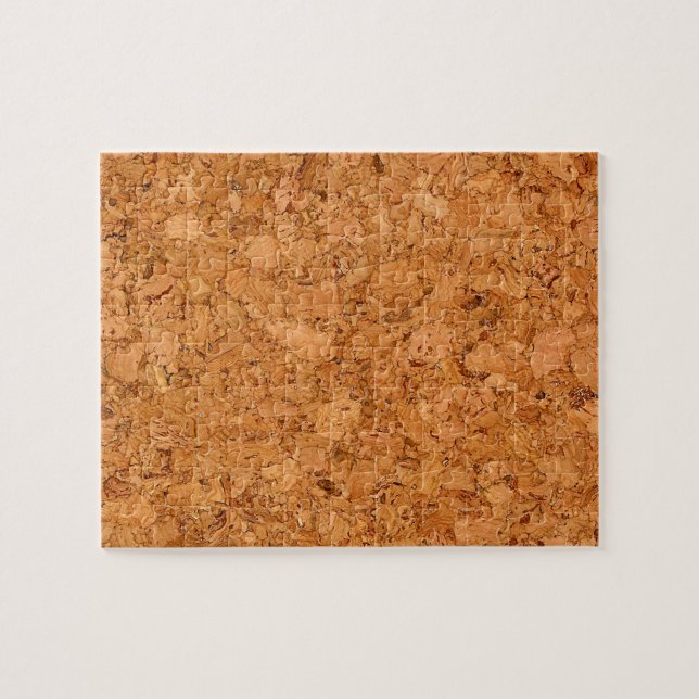 Wood kornLook för Chunky naturlig kork Pussel (Horisontell)