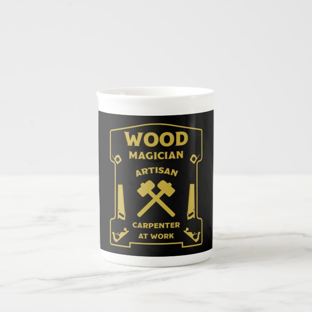 Wood Magician Benporslin Mugg (Framsidan)