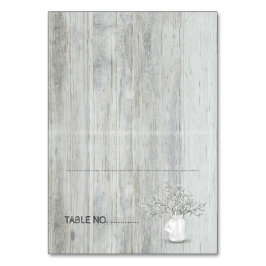 Wood Mason Burk och Baby's Band Rustic Bröllop Bordsnummer