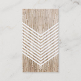 Wood minimalist sparre visitkort