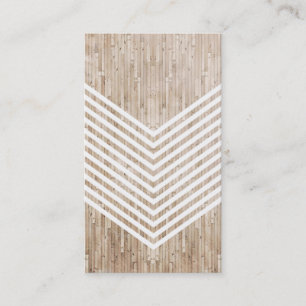 Wood minimalist sparre visitkort