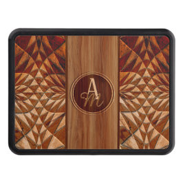 Wood Mönster Dragkroksskydd