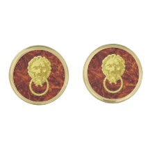 Wood mönster för guld- lejon Burl