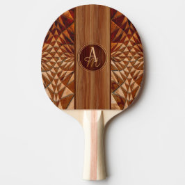 Wood Mönster Pingisracket