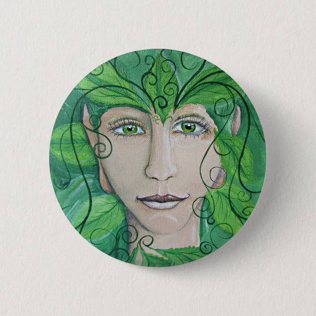 Wood Nymph Lapel Badge Knapp (Framsida)