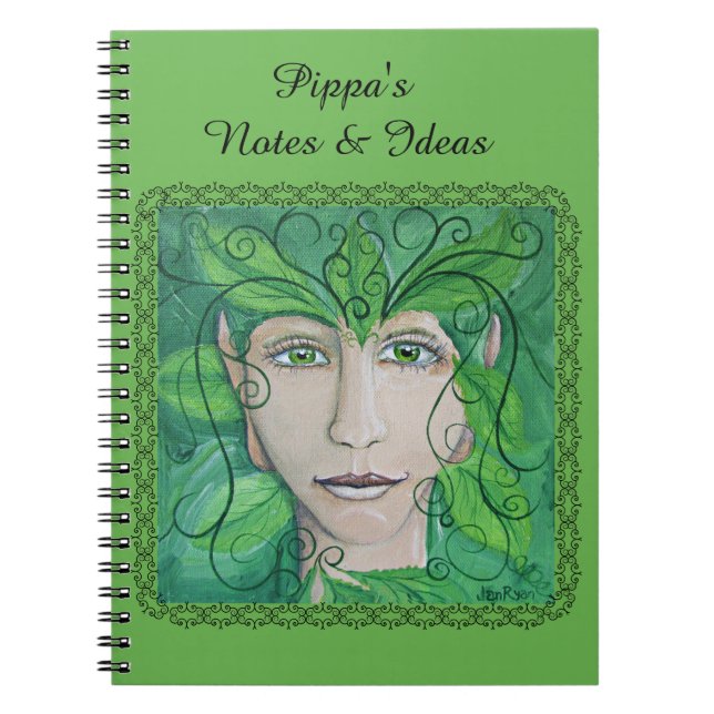 Wood Nymph Notebook, Jotter, Anteckningsblock (Framsidan)