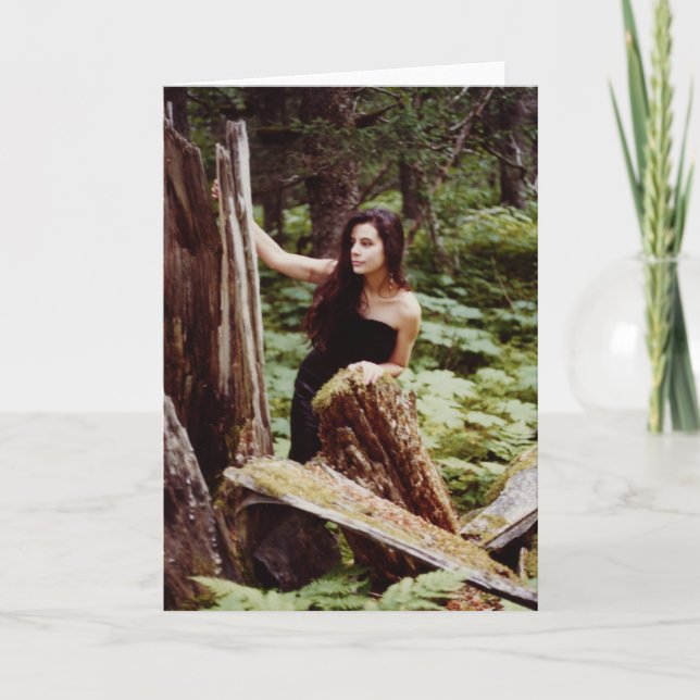 Wood Nymph notecard Kort (Framsida)