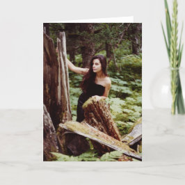 Wood Nymph notecard Kort