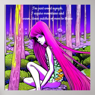 Wood Nymph. Redigera text eller ta bort Poster
