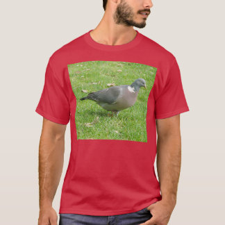 Wood Pigeon Bird Wildlife Photograph Porträtt T Shirt