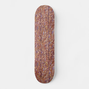 Wood Planks Pointillism Skateboard Bräda 21,5 Cm