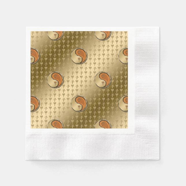 Wood Råtta Pappersservett (Framsidan)