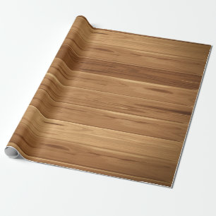 Wood slående in papper presentpapper