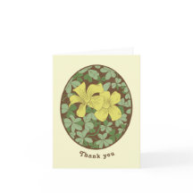 Wood Sorrel Woodblock Stil