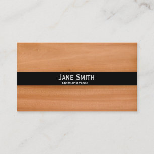 Wood stilfullt modernt moderiktigt customisable visitkort