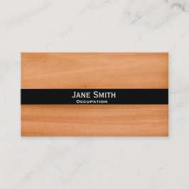 Wood stilfullt modernt moderiktigt customisable visitkort