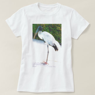 Wood stork i aftonbära t-shirt