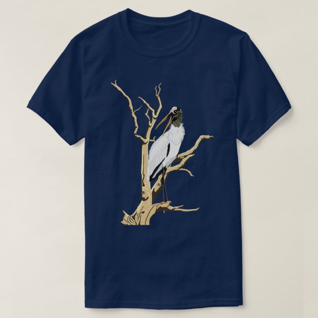 Wood Stork T Shirt (Design framsida)