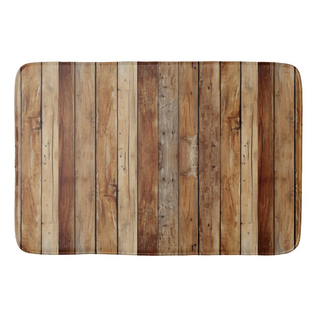 Wood Struktur Bath Mat Badrumsmatta (Framsidan)