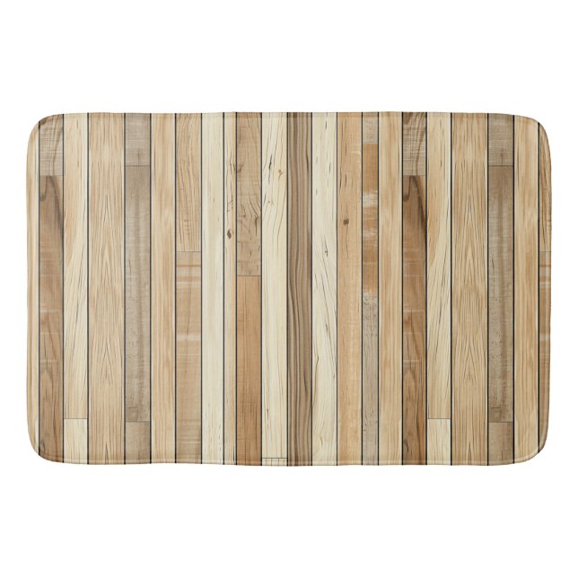 Wood Struktur Bath Mat Badrumsmatta (Framsidan)