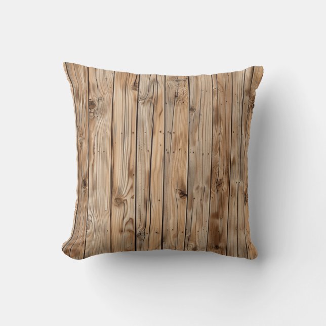 Wood Struktur Dekorativ kudde (Framsida)