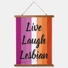 Wood Topped Wall Tapestry