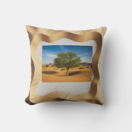 Wood Topped Wall Tapestry Kudde