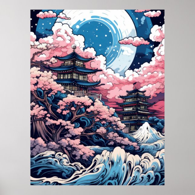 Wood Topped Wall Tapestry Poster (Framsidan)