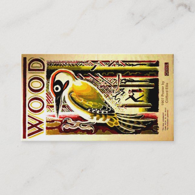 Wood visitkortar visitkort (Framsida)