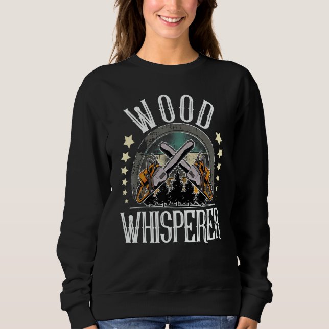 Wood Whisperer I Lumberjack I Forestry I Forestry  T Shirt (Framsida)