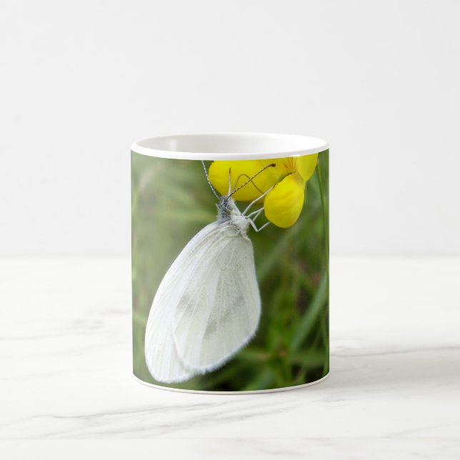 Wood White Butterfly Kryp Mugg (Center)