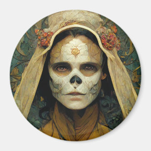 Wood Witch 1 Fantasy Magnet