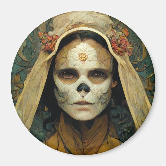 Wood Witch 1 Fantasy Magnet (Framsidan)