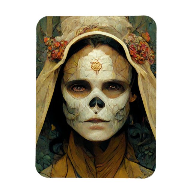 Wood Witch 1 Fantasy Magnet (Vertikal)