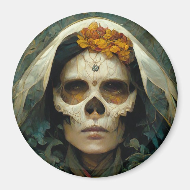 Wood Witch 2 Fantasy Magnet (Framsidan)