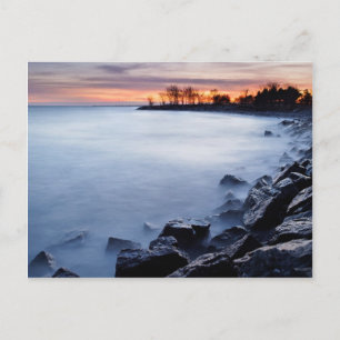 Woodbine Beach Toronto Ontario Kanada vid Sunrise Vykort
