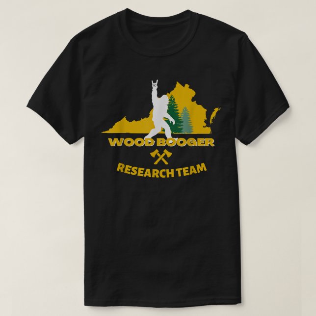 Woodbooger Research Team T Shirt (Design framsida)