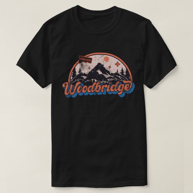 Woodbridge, Connecticut T Shirt (Design framsida)