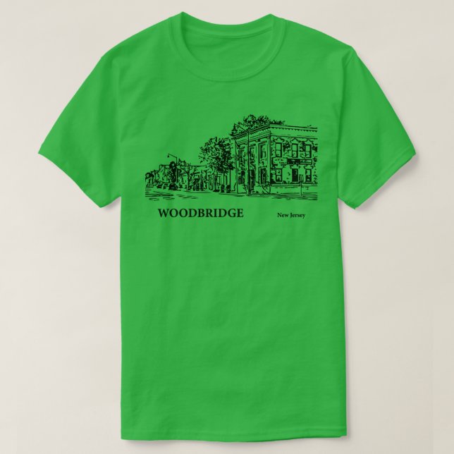 Woodbridge New jersey 4 T Shirt (Design framsida)