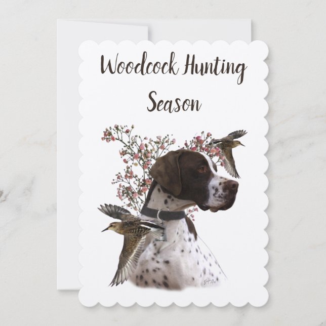 Woodcock Hunting Season Inbjudningar (Framsida)