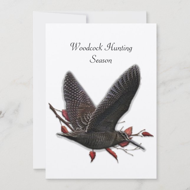 Woodcock Inbjudningar (Framsida)