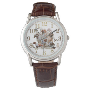 Woodcock-jakt med Brittany Spain Watch Armbandsur