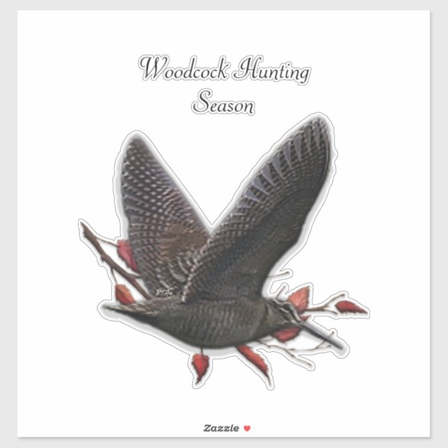 Woodcock Klistermärken (Ark)