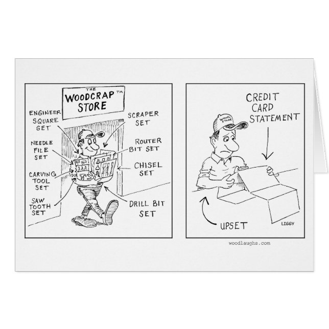 Woodcrap kort (Framsidan Horizontal)