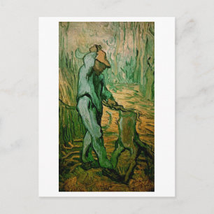 Woodcutter (efter Millet) F670 Van Gogh Fine Art Vykort