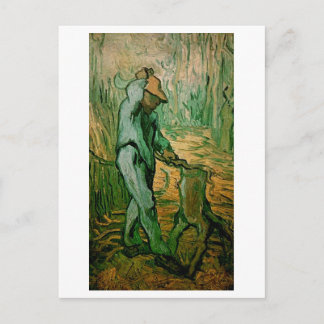 Woodcutter (efter Millet) F670 Van Gogh Fine Art Vykort