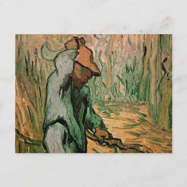 Woodcutter (efter Millet) från Vincent van Gogh Vykort (Framsida)