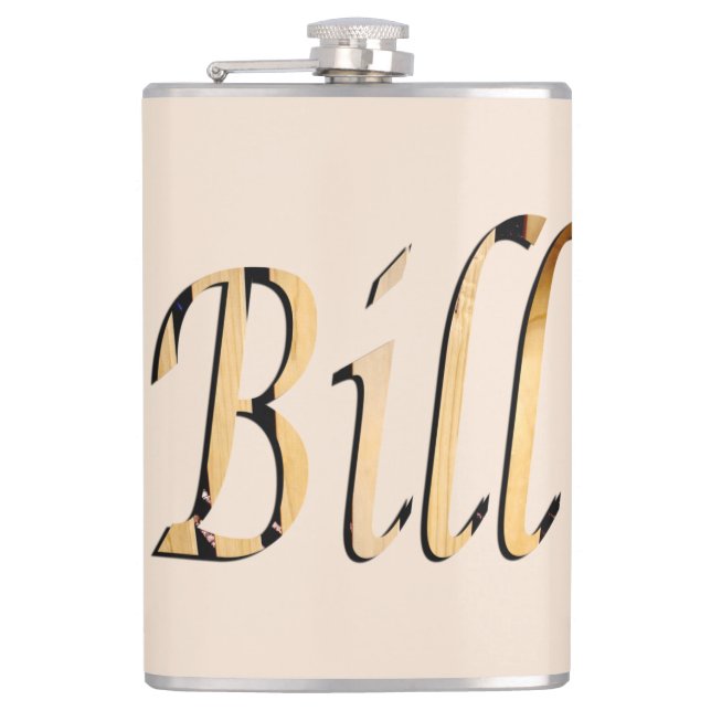 Wooden Bill Namn Logotyp Fickplunta (Framsidan)