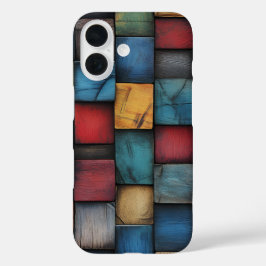 Wooden Block Struktur iphone case