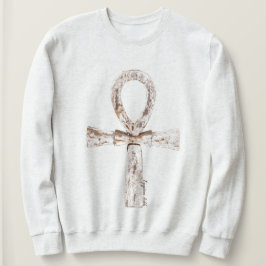 Wooden Egyptian Ahnk Sweatshirt T Shirt